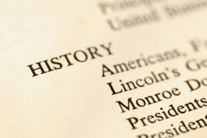 history