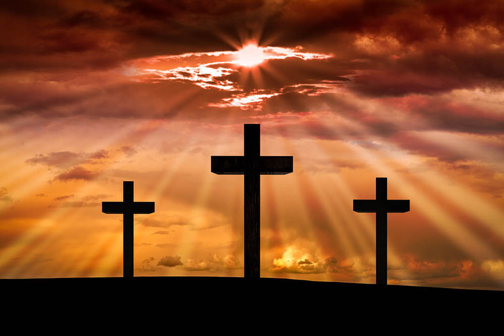 Easter Cross And Golgotha