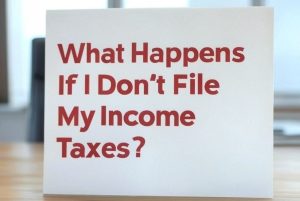 What Happens If I Don’t File My Income Taxes?