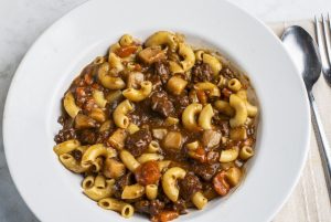 Budget-Friendly Macaroni & Chopped Meat