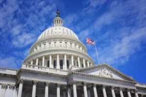 Washington DC. US National Capitol in Washington, DC. American landmark.