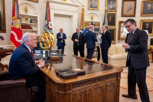 President Trump with Speaker Mike Johnson