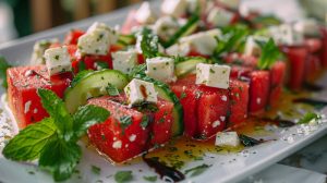 watermelon and feta salad