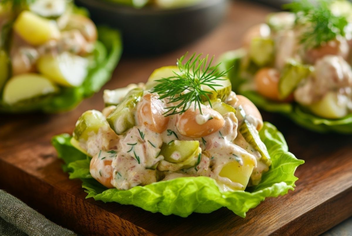 egg salad lettuce cups