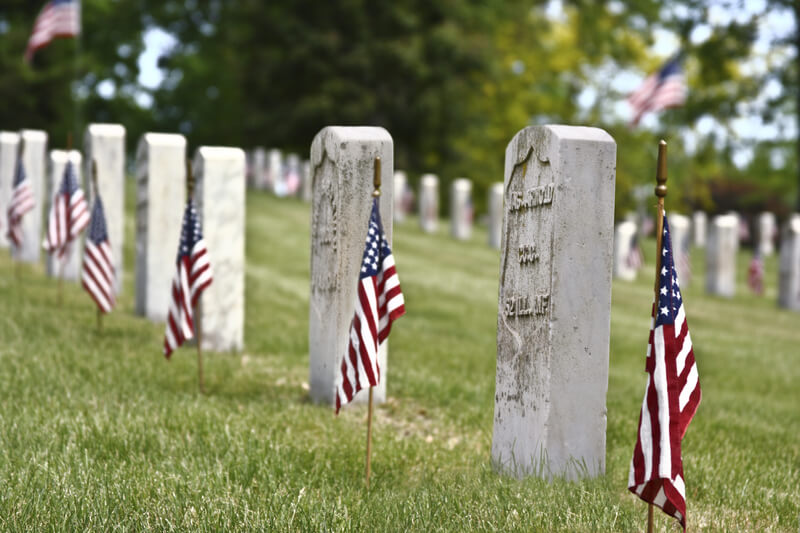 In memory of Memorial Day Veterans