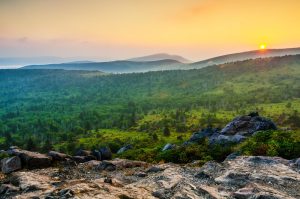 USA travel regions and national parks