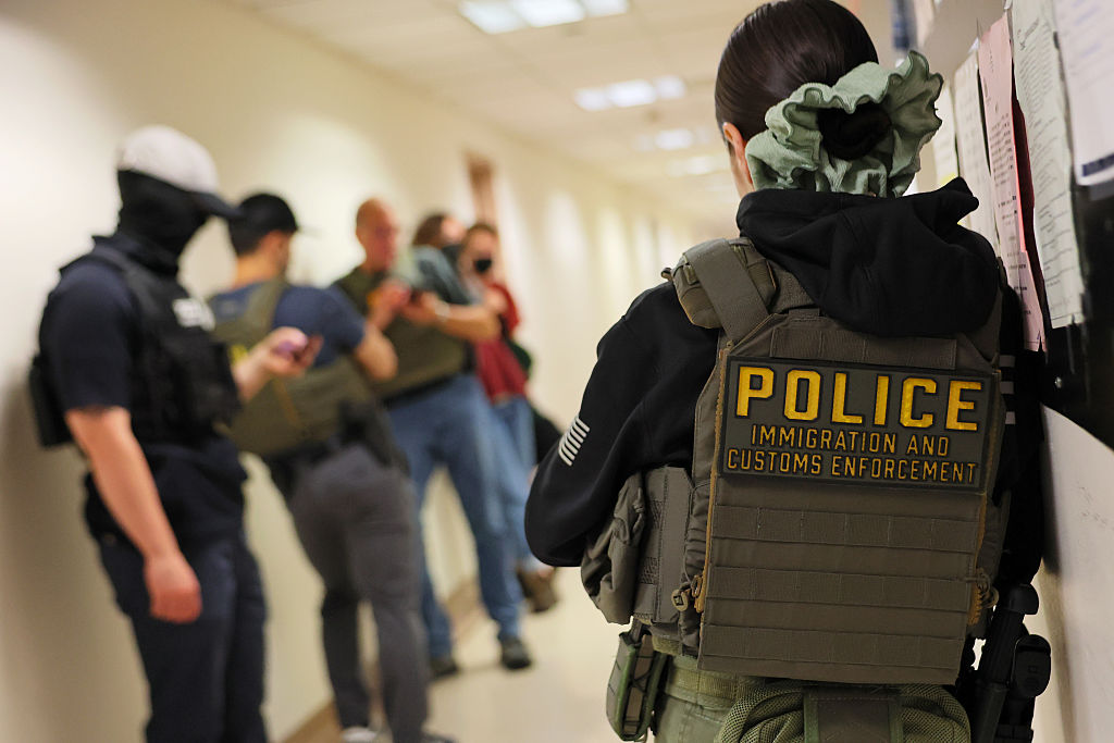 ICE agents and deportation of illegal immigrants