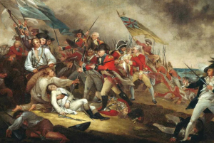 Detail of The Death of General Warren at the Battle of Bunker's Hill, 17 June, 1775, by John Trumbull, 1786(Public Domain/Wikimedia)