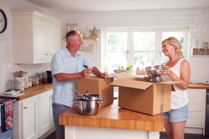couple who are downsizing their home