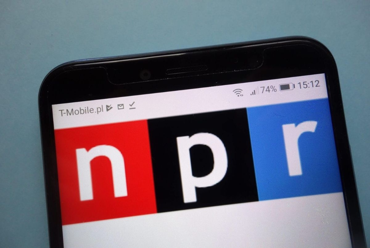 KONSKIE, POLAND - November 12, 2018: National Public Radio npr logo displayed on smartphone