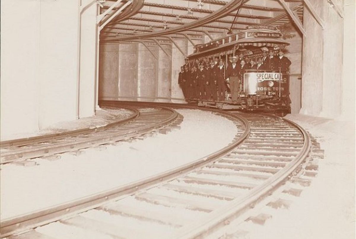 The Boston Tremont Street Subway in 1897