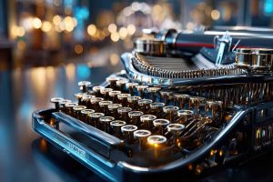 vintage typewriter