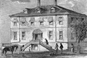 The US Department of Treasury Building in 1789