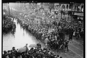 Image of the firs labor day parade in nyc