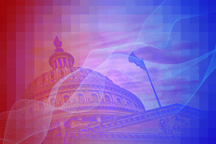Government Debt Ceiling and Federal Government Shutdown - Capitol, Congress and Senate - Budget Package