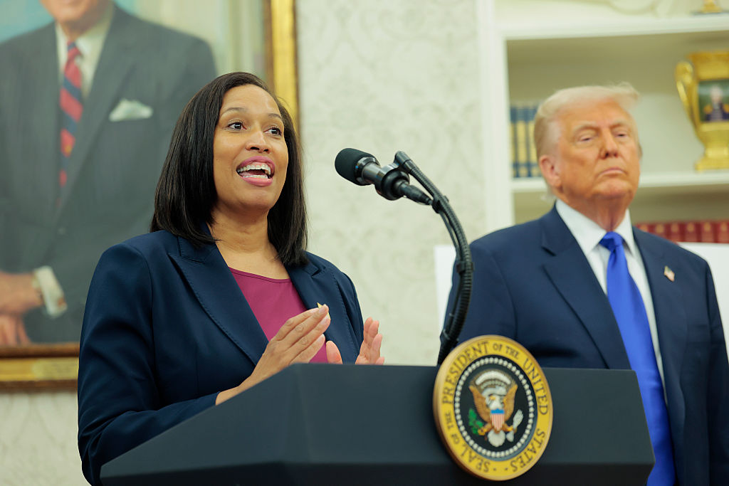 Democrat Mayor, Muriel Bowser and Trump