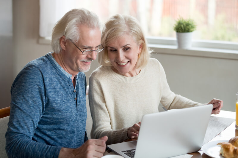 older couple, social security