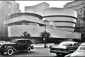 The museum, which opened in the fall of 1959, six months after Wright’s death, represents the culmination of his achievement.