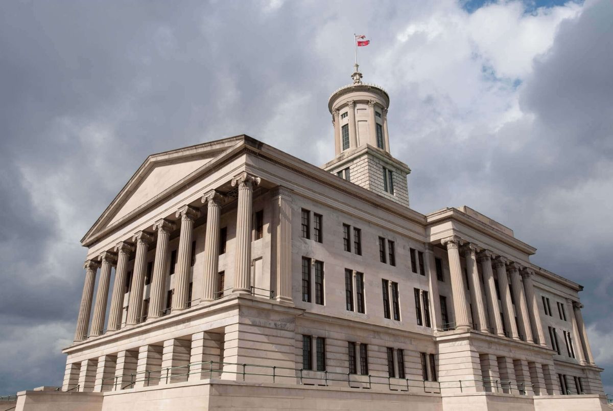 Tennesse State Capitol. State Capitol in Nashville, capital of Tennessee state, USA