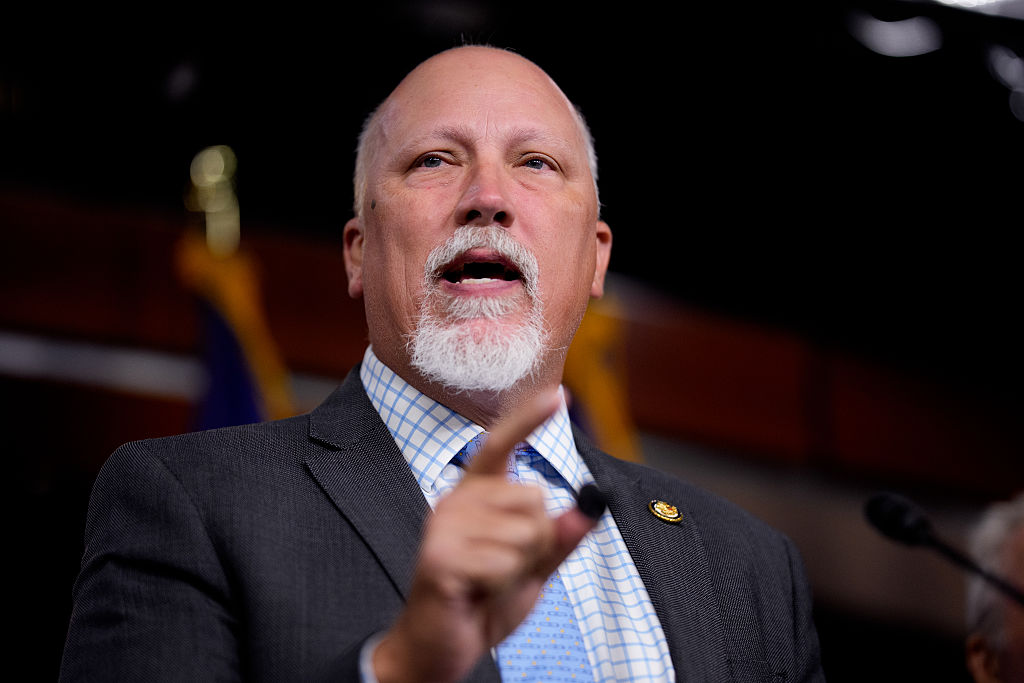 Rep. Chip Roy (R-TX) speaks during a news conference on Capitol Hill on October 20, 2025 in Washington, DC.