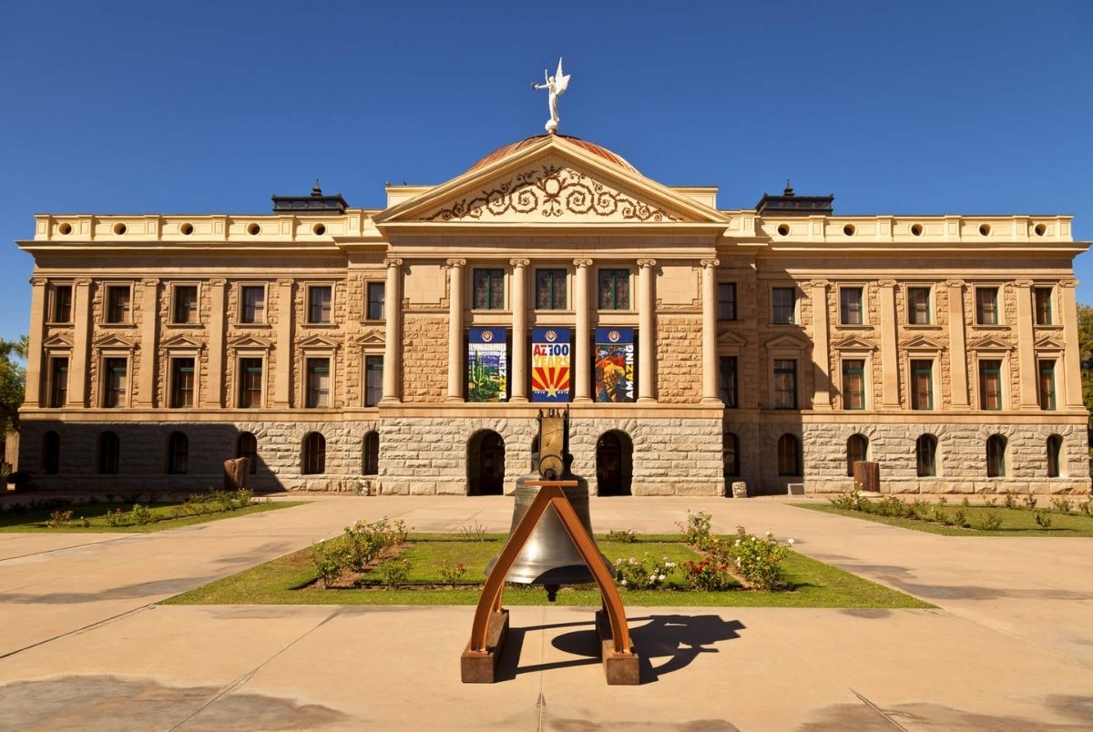 The Arizona State Capitol in Phoenix, Arizona, United States.