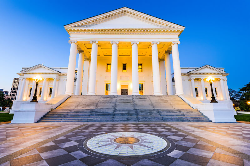 Richmond Virginia State Capitol. Virginia State Capitol in Richmond, Virginia, USA.