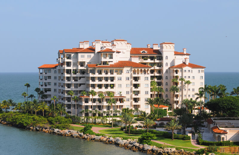 timeshare building for vacation