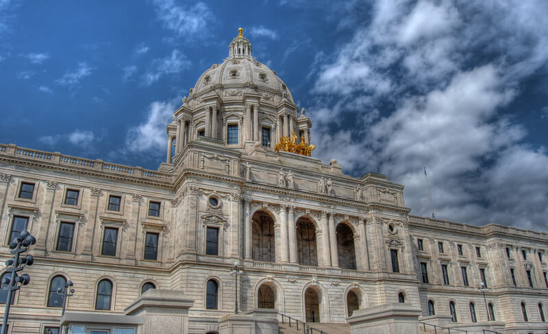 Minnesota State Capitol. HDR photo of the state capitol building in St. Paul Minnesota