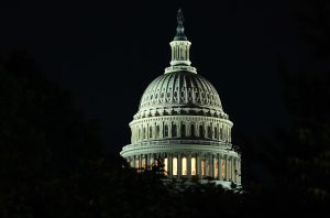 WASHINGTON, DC - MAY 20: The U.S. Capitol is seen as the House Rules Committee prepares to meet for an overnight markup of the One Big Beautiful Bill Act on May 20, 2025 in Washington, DC. The House Rules Committee is holding a late-night meeting to debate President Trump’s tax and economic reform package as House Republicans attempt to bring the bill to the floor later this week for a vote. (Photo by Kevin Dietsch/Getty Images)