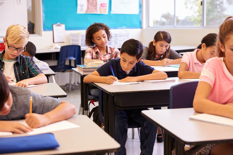 students/children at school for education