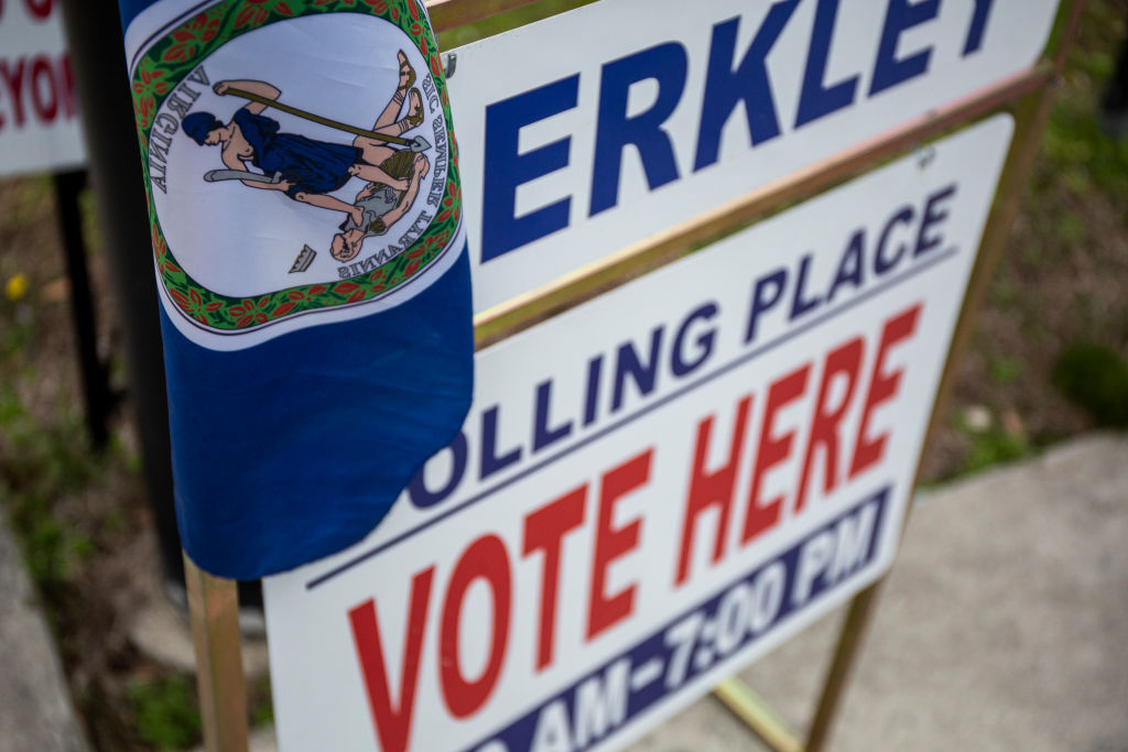 Virginia county level vote, democrat loss