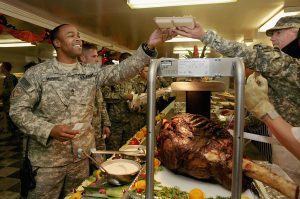 US military dinner