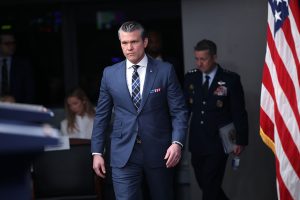 Hegseth, military troops
