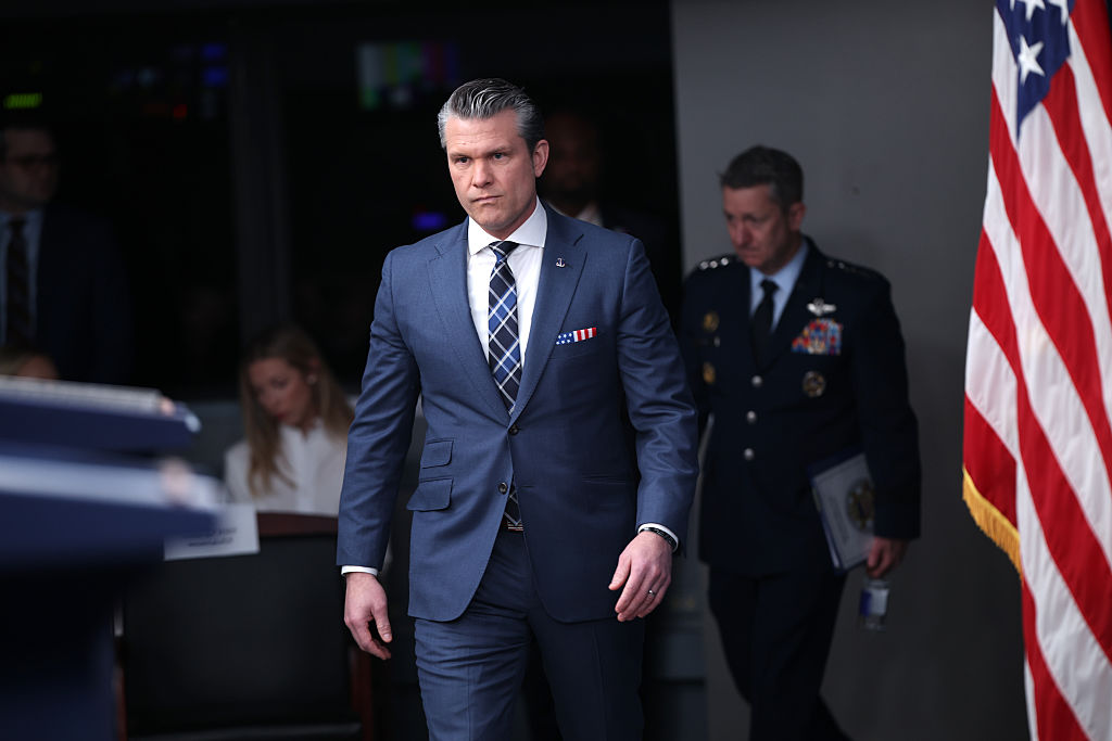 Hegseth, military troops