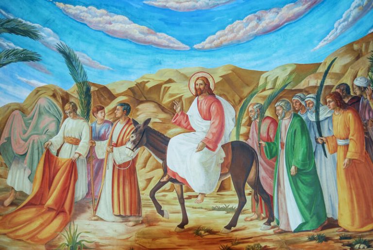 palm sunday painting