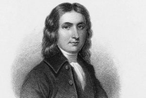 John Hart (1708 - 1780), one of the signatories of the Declaration of Independence. Engraved by H. B. Hall from a drawing.