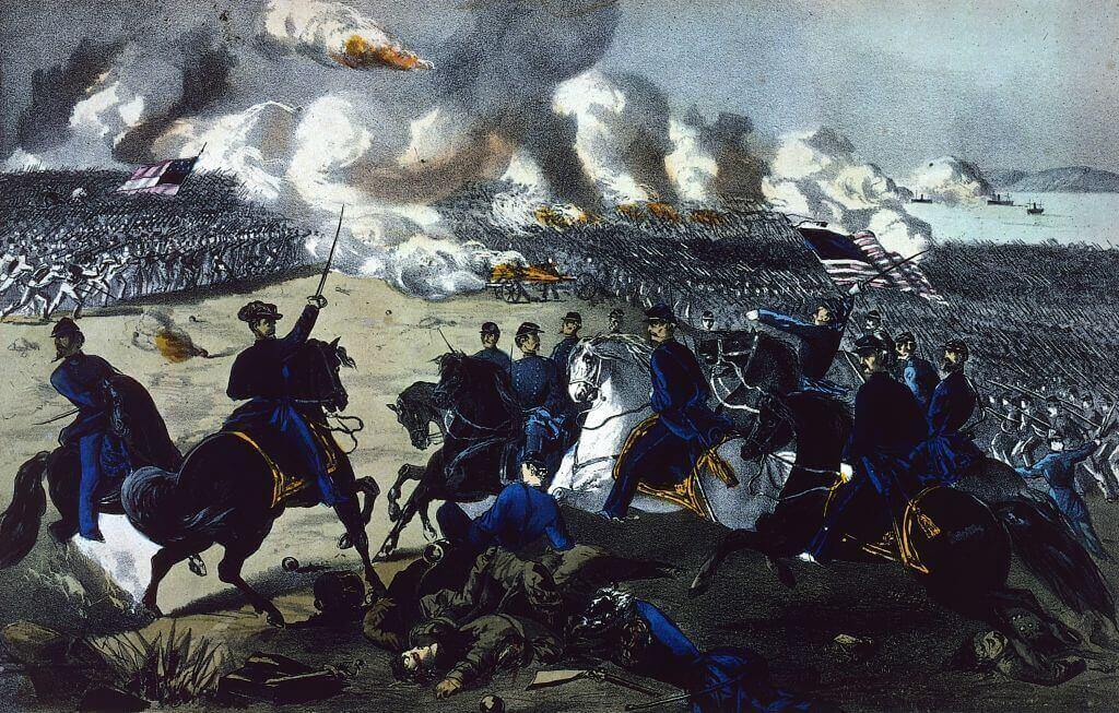 7th April 1862: The battle of Shiloh in Tennessee.