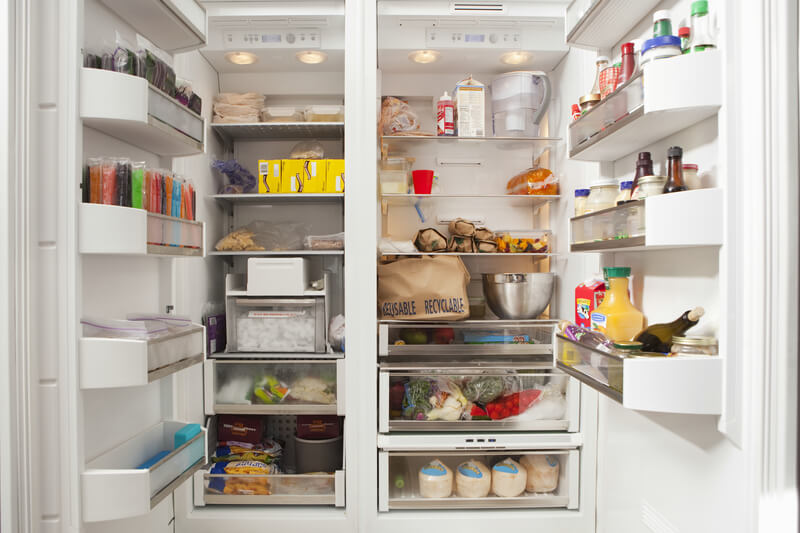 refrigerator and pantry cleaning