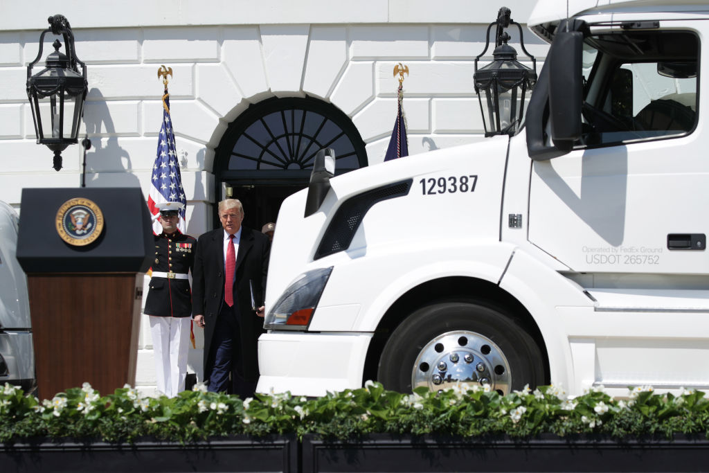 Trump, truckers, CDL licenses