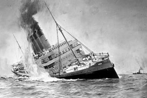 RMS Lusitania Sinking