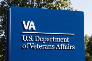 Ft. Wayne - Circa August 2019: Veterans Affairs signage and logo. The VA provides healthcare services to military veterans IX