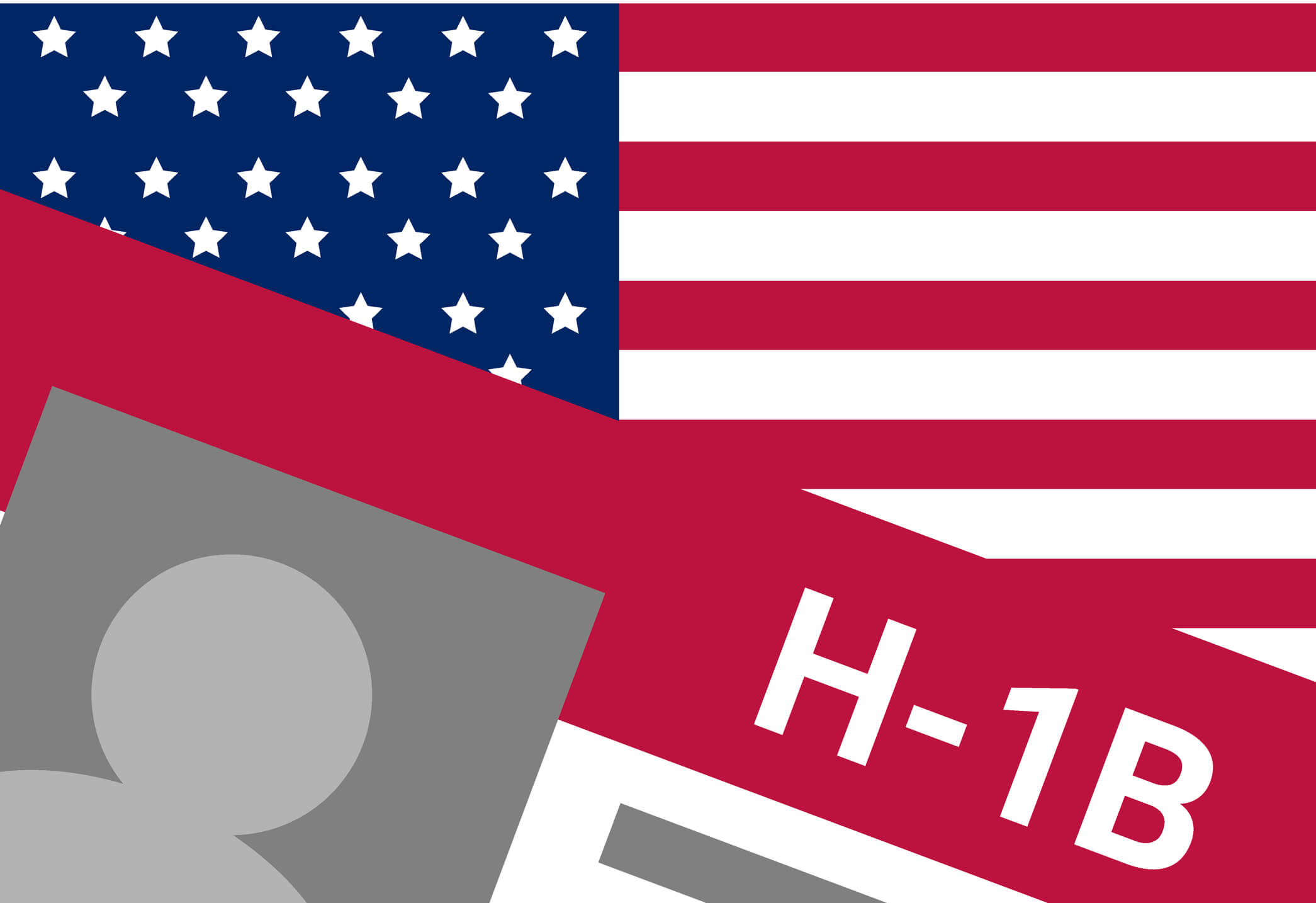 USA viza H-1B. Visa in the United States temporary work for foreign skilled workers in specialty occupation