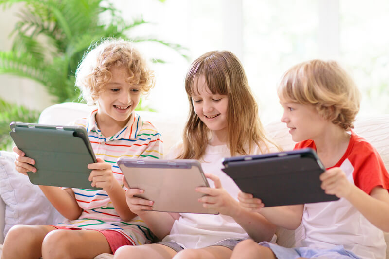 children screen time