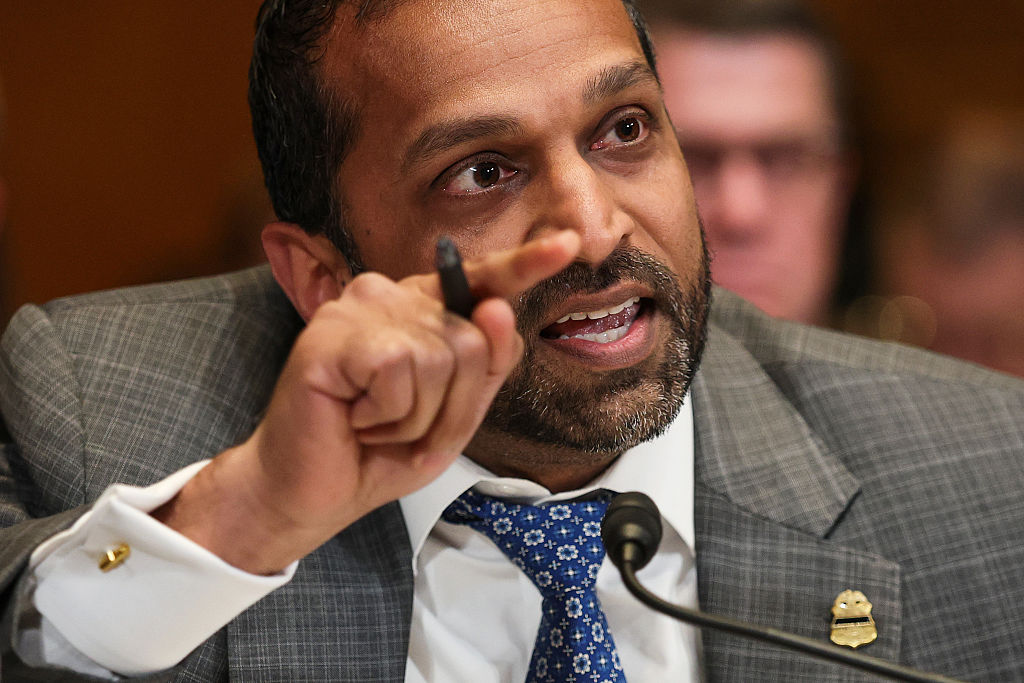 Federal Bureau of Investigation (FBI) Director Kash Patel testifies during a Senate Committee on Appropriations, Subcommittee on Commerce, Justice, Science, and Related Agencies hearing in the Dirksen Senate Office Building on Capitol Hill on May 12, 2026 in Washington, DC.