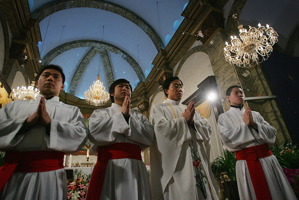 catholic church mass in beijing china