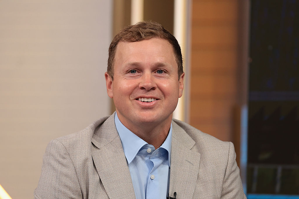 NEW YORK, NEW YORK - MAY 28: Spencer Pratt visits "Fox & Friends" at Fox News Channel Studios on May 28, 2026 in New York City. (Photo by Dimitrios Kambouris/Getty Images)