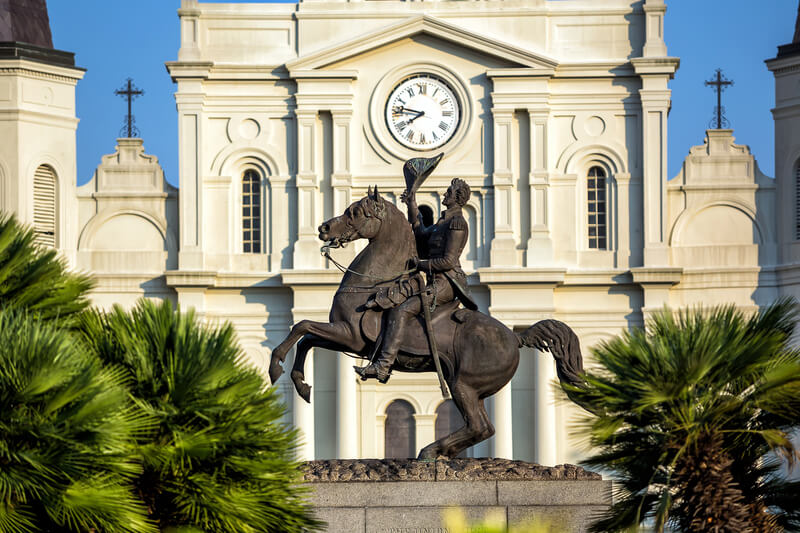 St. Louis Cathedral in the French Quarter, New Orleans, Louisiana USA