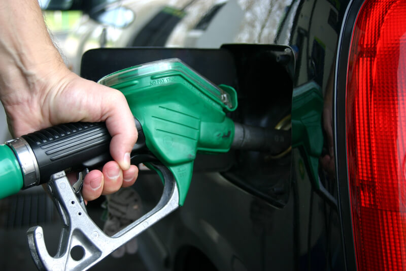 Expensive gas. High gas prices at the pump