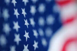 USA American Flag Closeup. Closeup of USA American Flag for background or holiday