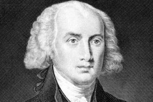 James Madison (1751-1836) on engraving from 1859. Fourth President of the United States during 1809–1817. Engraved by unknown artist and published in Meyers Konversations-Lexikon, Germany,1859.
